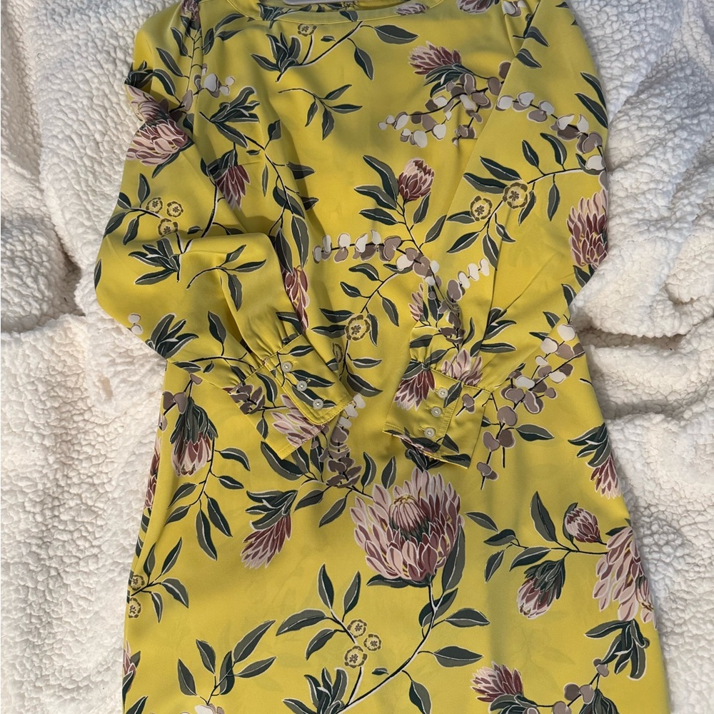 Floral Yellow Dress